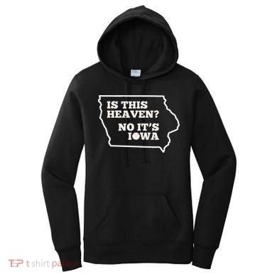 Is This Heaven No It's Iowa State Baseball Baseball Field Women's Hoodie
