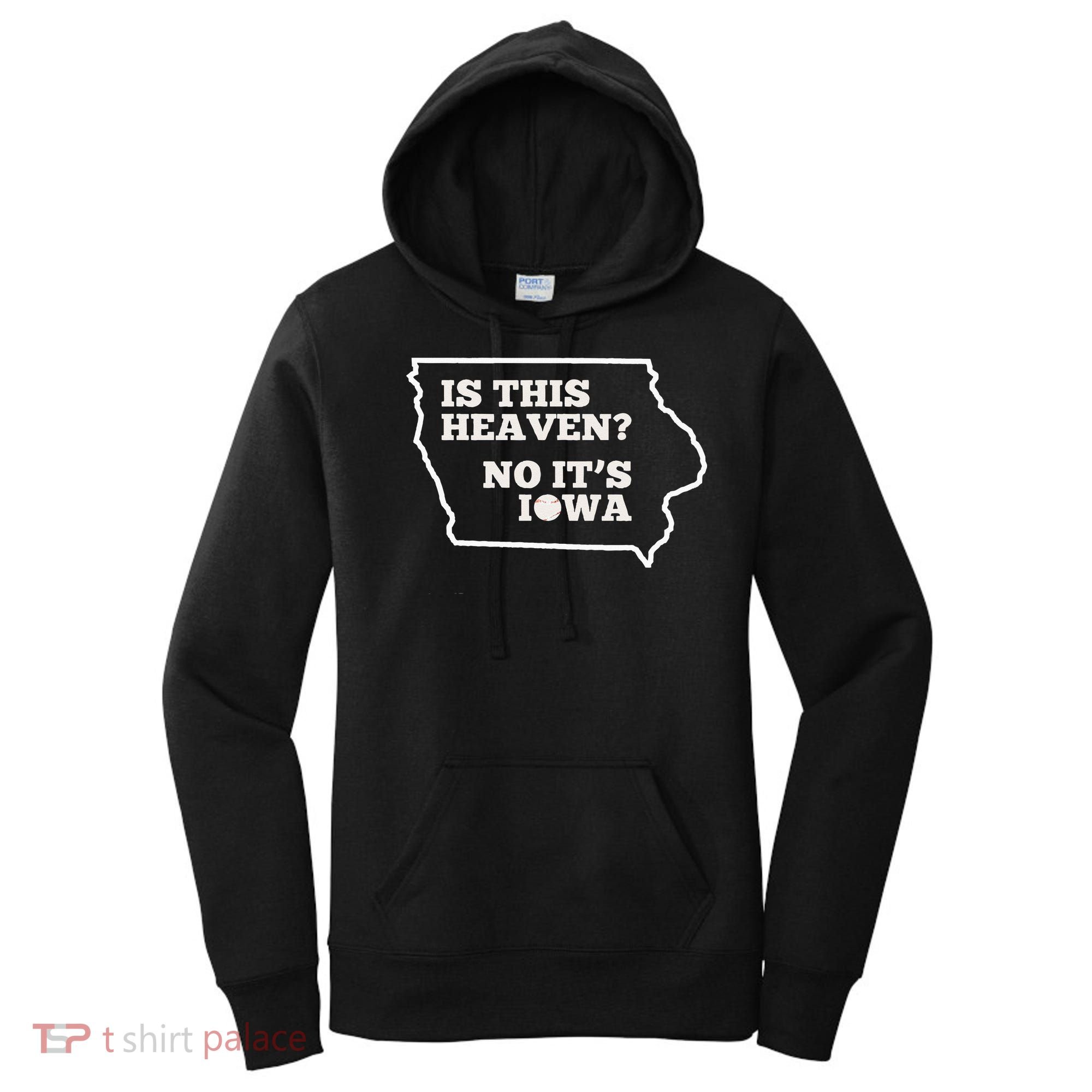Is This Heaven No It's Iowa State Baseball Baseball Field Women's Hoodie