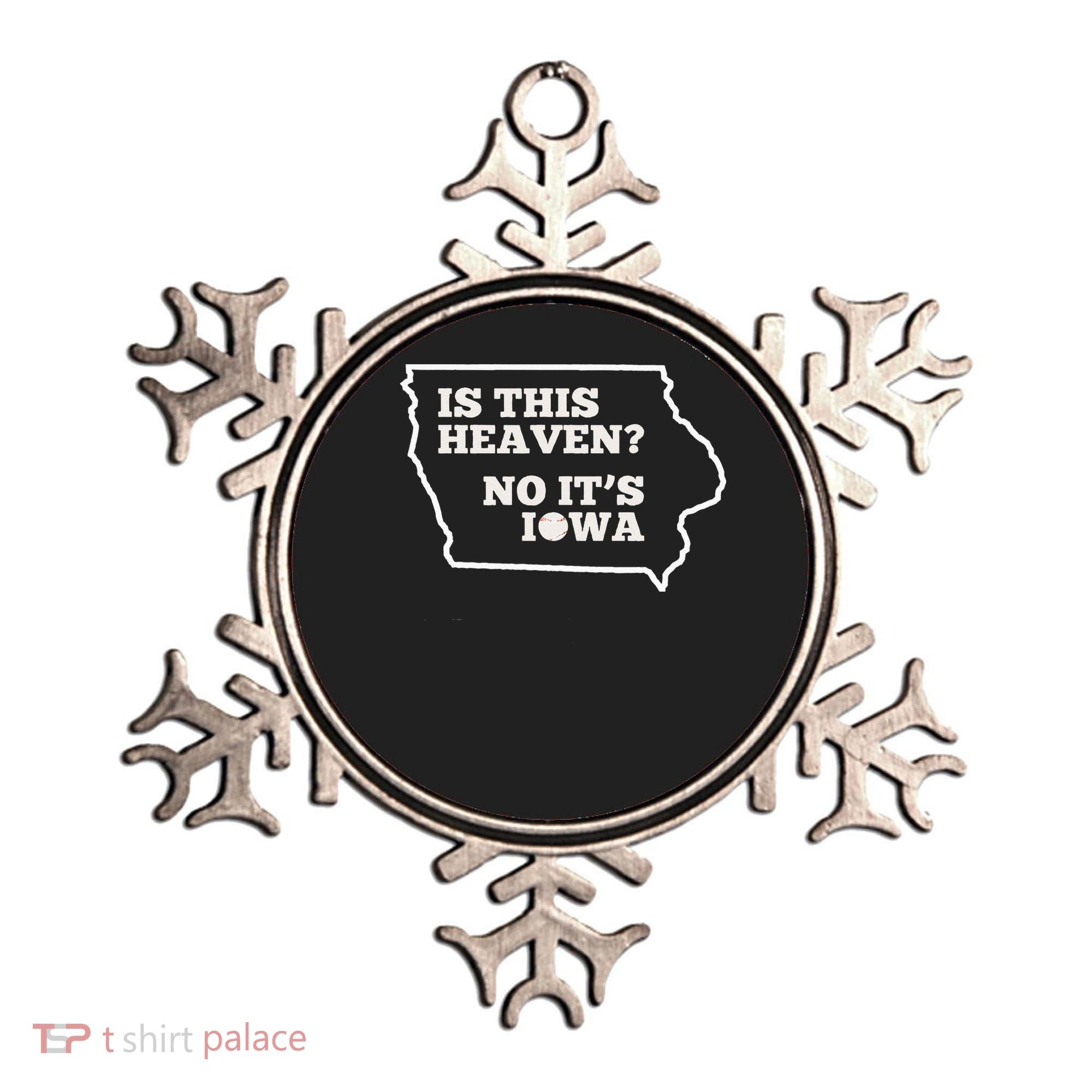 Is This Heaven No It's Iowa State Baseball Baseball Field Ornament