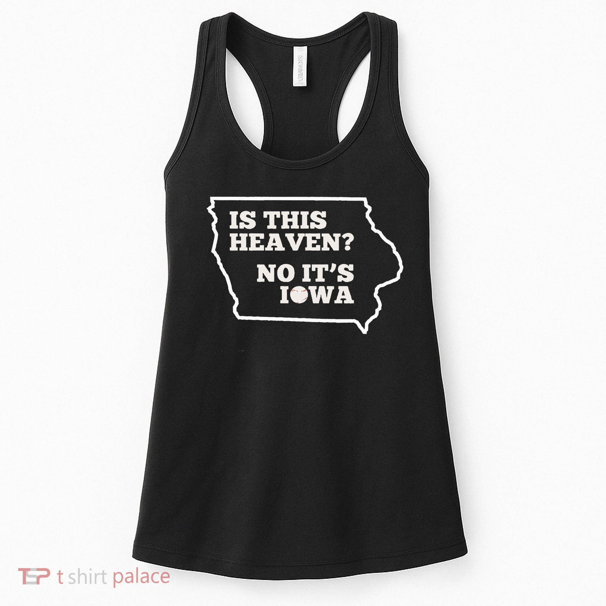 Is This Heaven No It's Iowa State Baseball Baseball Field Women's Tank Top