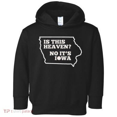 Is This Heaven No It's Iowa State Baseball Baseball Field Toddler Hoodie