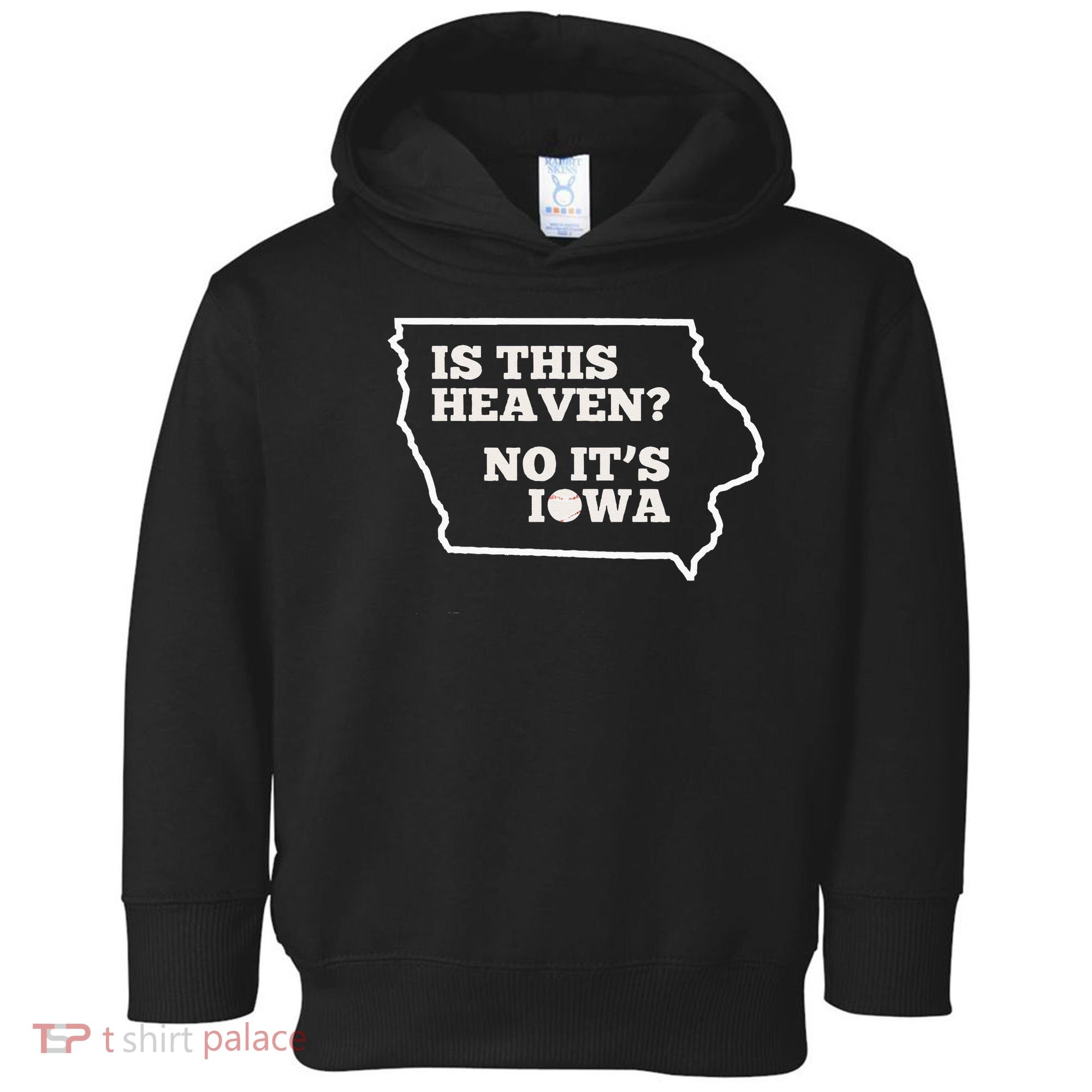 Is This Heaven No It's Iowa State Baseball Baseball Field Toddler Hoodie