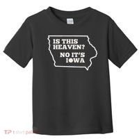 Is This Heaven No It's Iowa State Baseball Baseball Field Toddler T-Shirt thumb 0