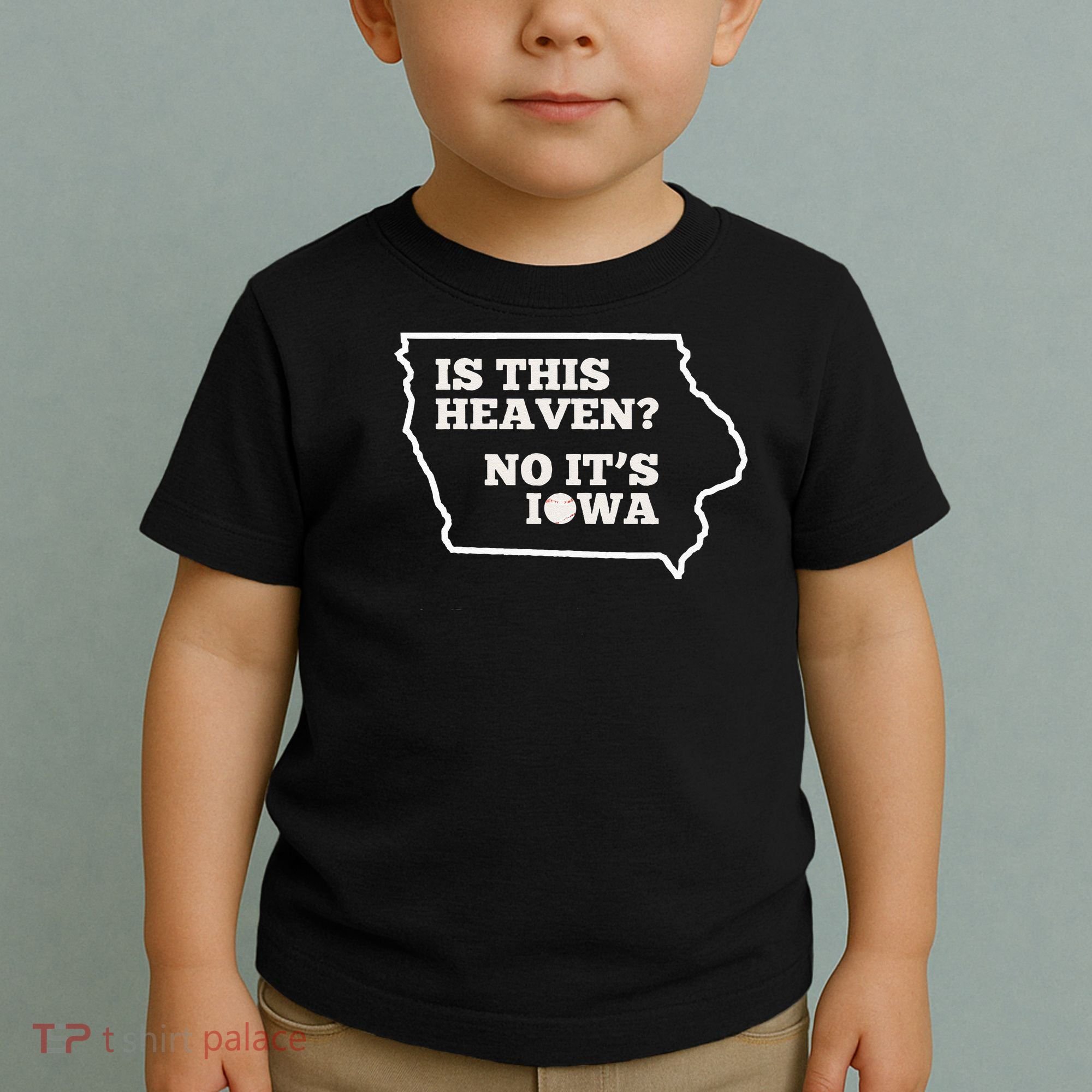 Is This Heaven No It's Iowa State Baseball Baseball Field Toddler T-Shirt