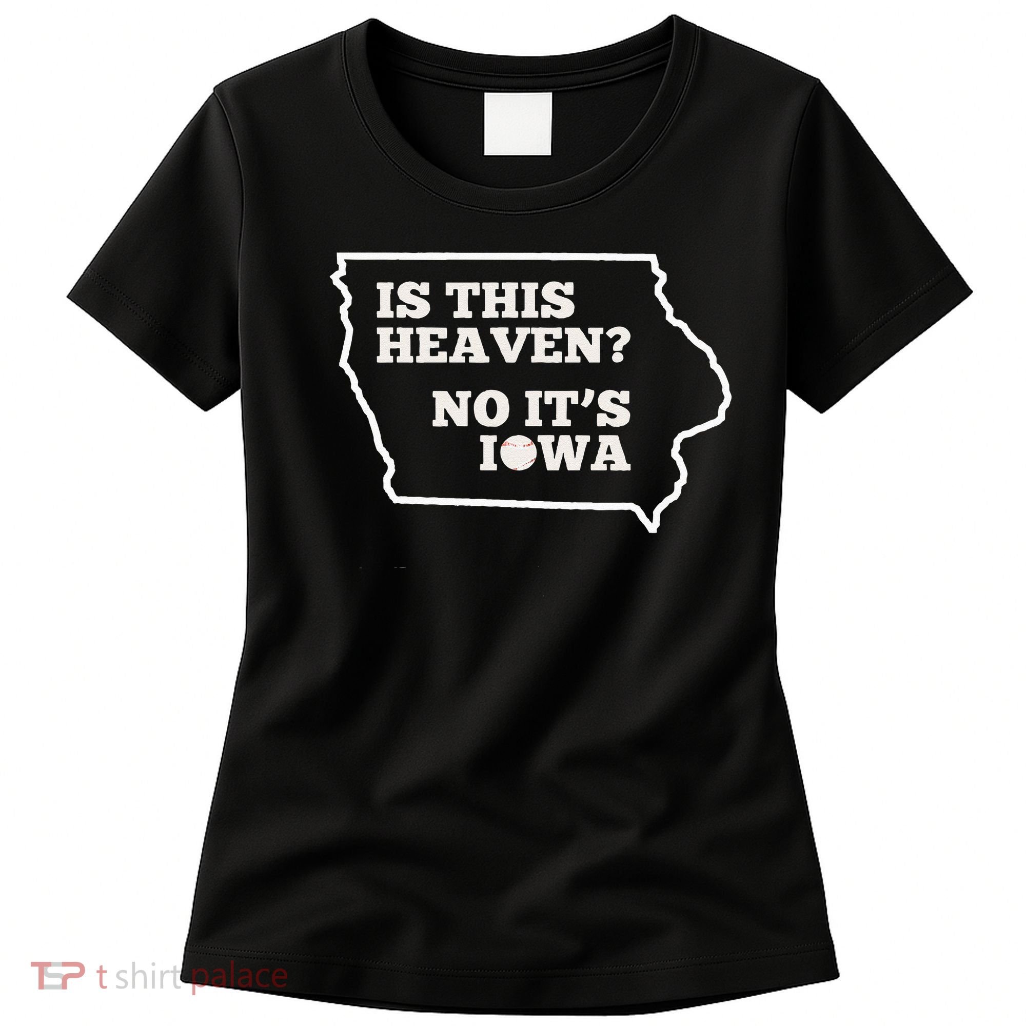 Is This Heaven No It's Iowa State Baseball Baseball Field Women's T-Shirt