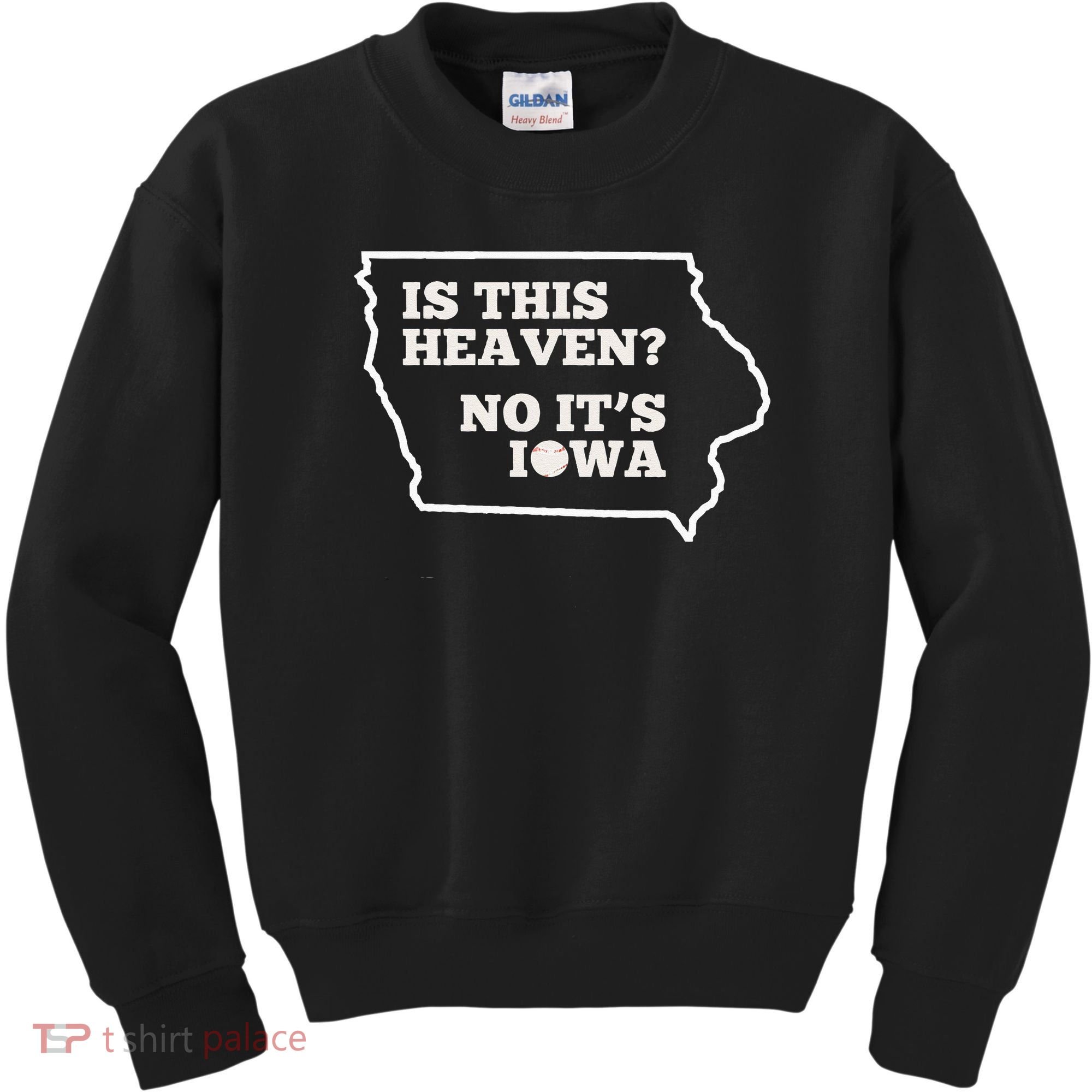 Is This Heaven No It's Iowa State Baseball Baseball Field Kids Sweatshirt