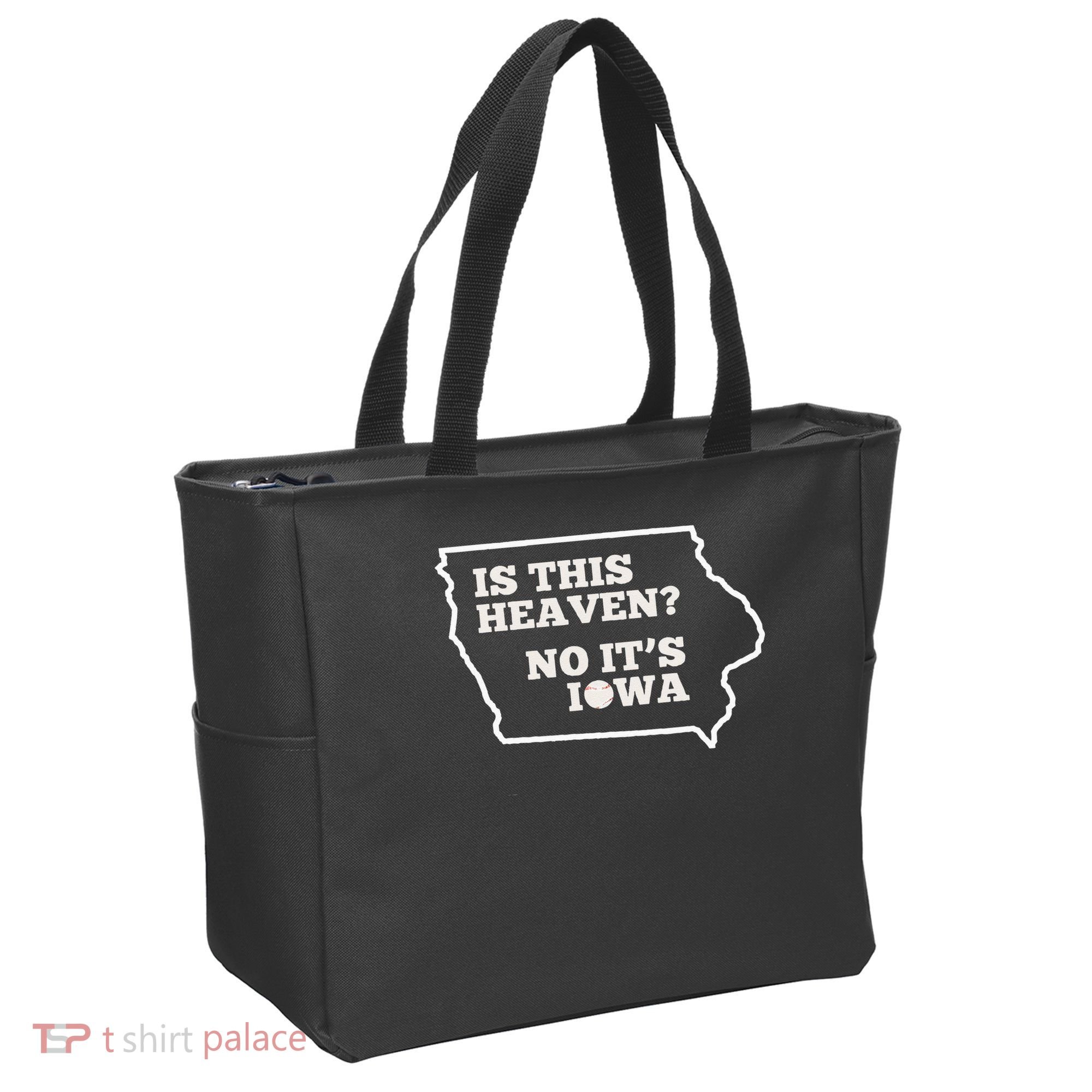 Is This Heaven No It's Iowa State Baseball Baseball Field Tote Bag