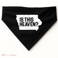 Is This Heaven Iowa Baseball USA-Made Doggie Bandana thumb 0