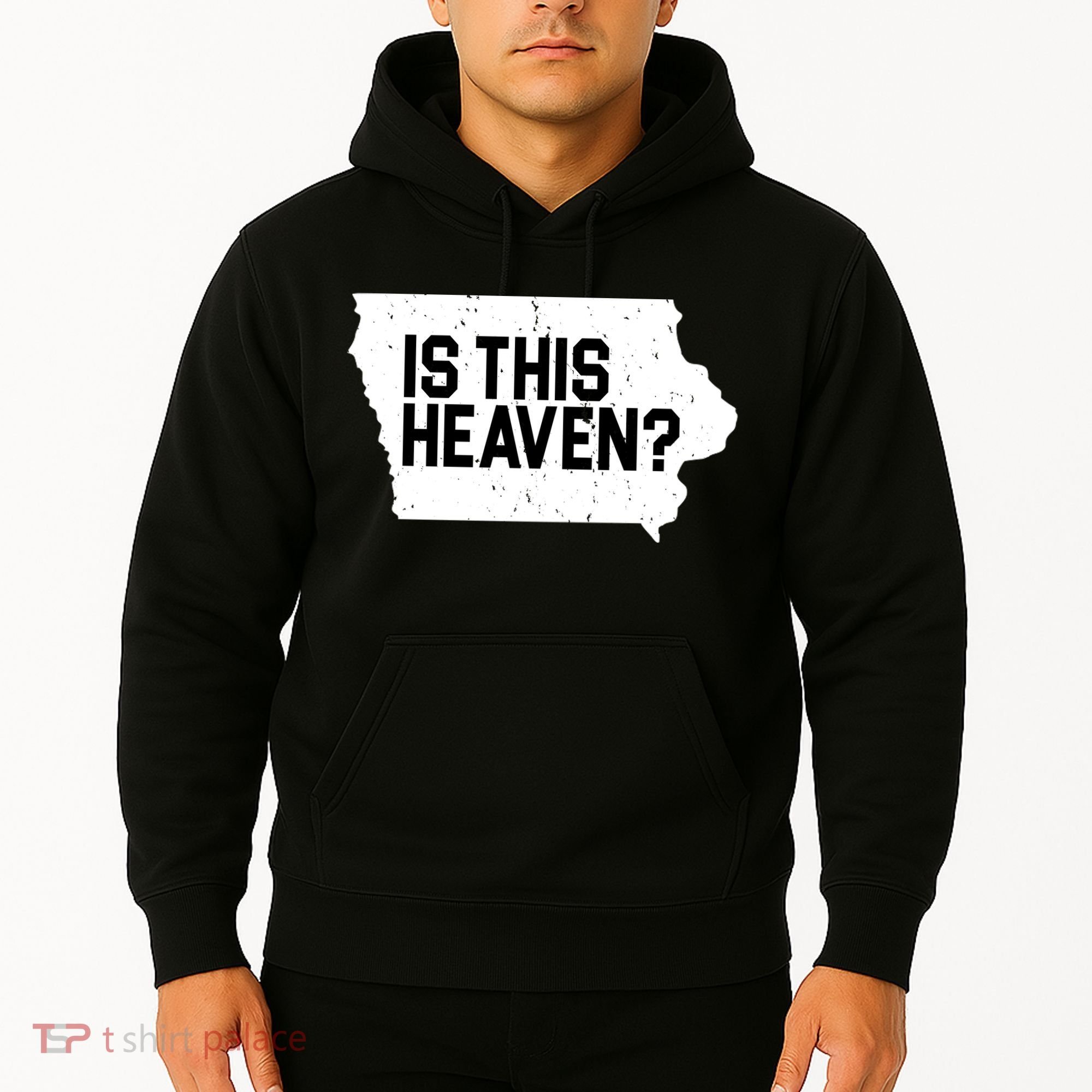 Is This Heaven Iowa Baseball Hoodie