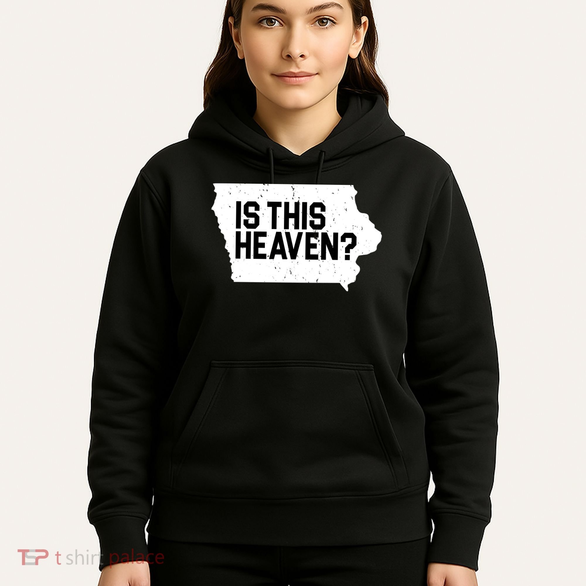 Is This Heaven Iowa Baseball Hoodie