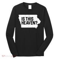Is This Heaven Iowa Baseball Long Sleeve Shirt thumb 0