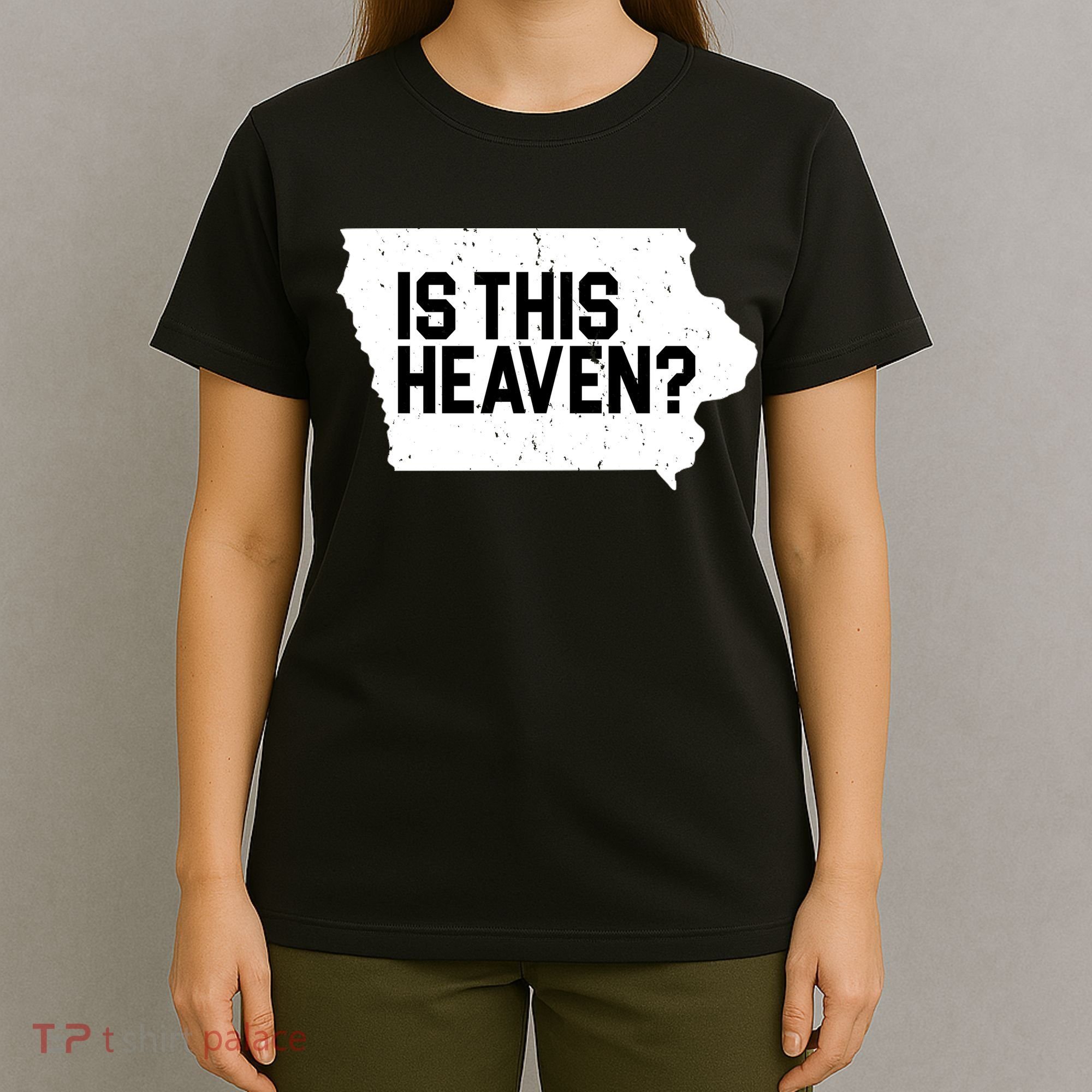 Is This Heaven Iowa Baseball T-Shirt