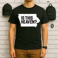 Is This Heaven Iowa Baseball T-Shirt thumb 6