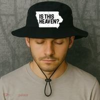 Is This Heaven Iowa Baseball Bucket Hat thumb 2
