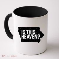 Is This Heaven Iowa Baseball Coffee Mug thumb 0