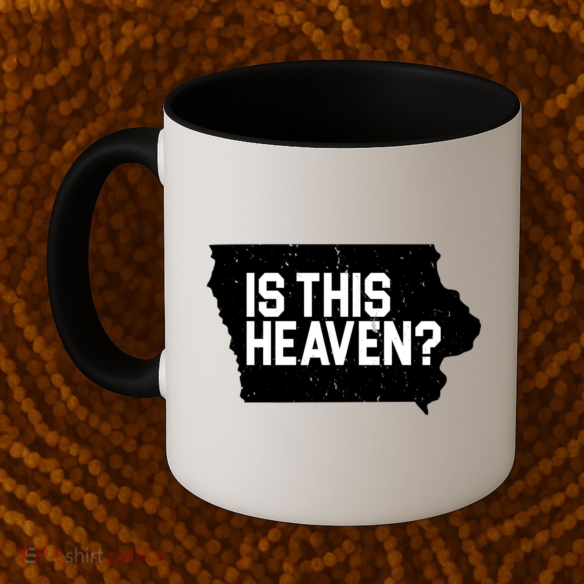 Is This Heaven Iowa Baseball Coffee Mug