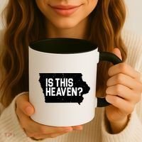 Is This Heaven Iowa Baseball Coffee Mug thumb 3