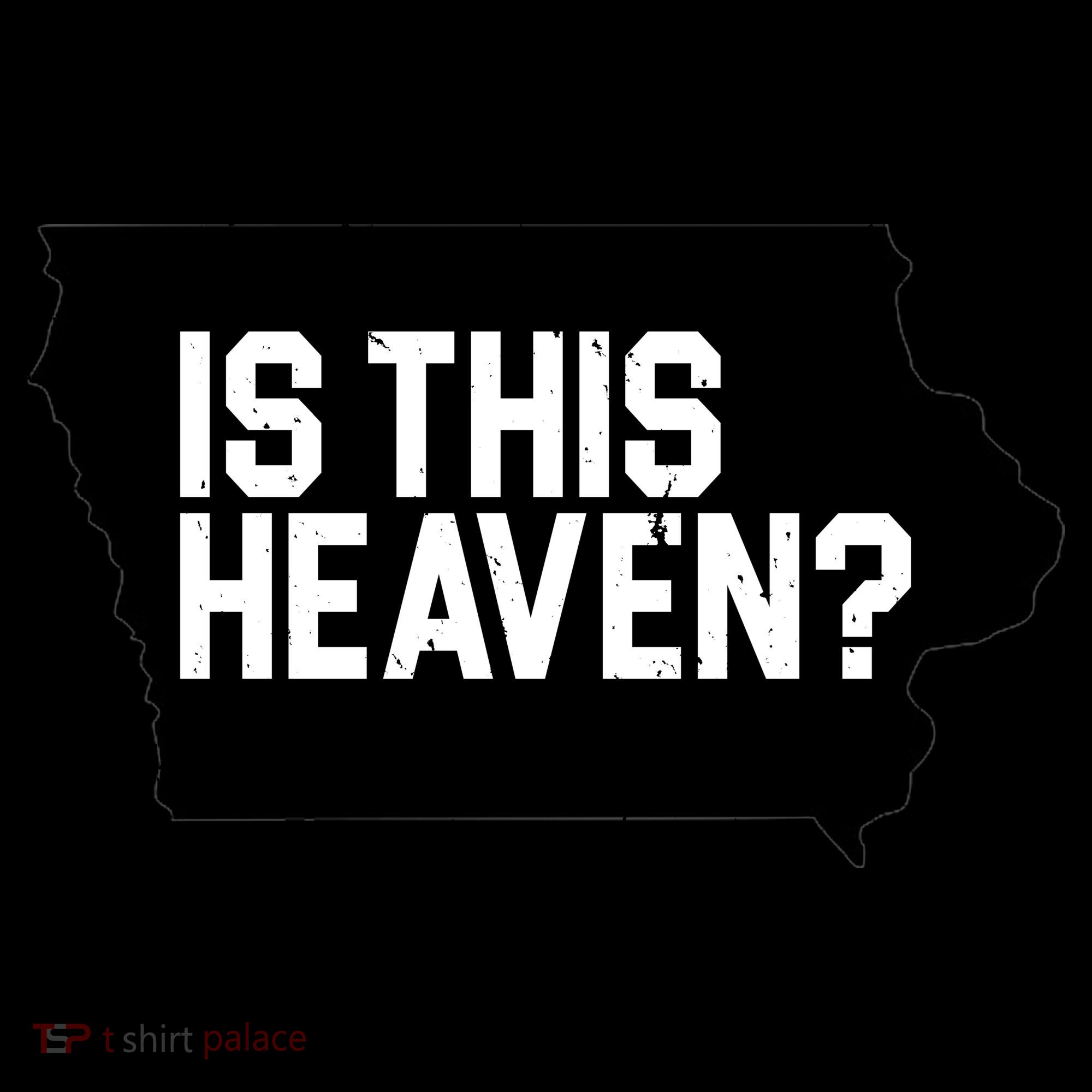 Is This Heaven Iowa Baseball Coffee Mug