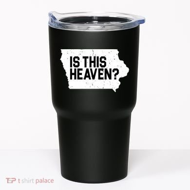Is This Heaven Iowa Baseball Tumbler
