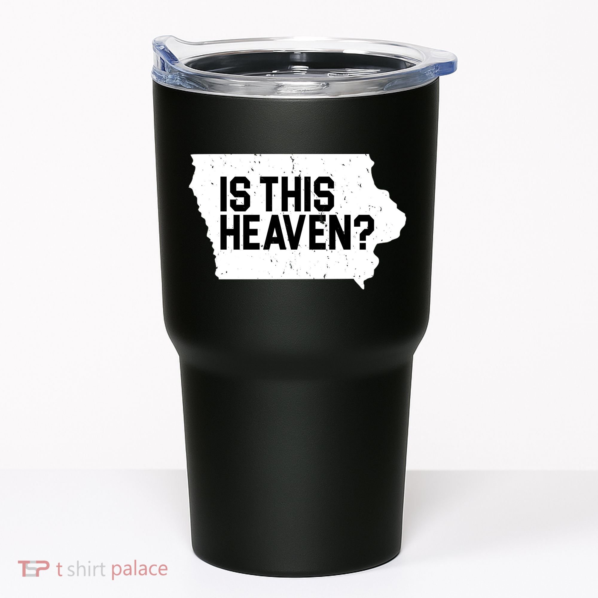 Is This Heaven Iowa Baseball Tumbler