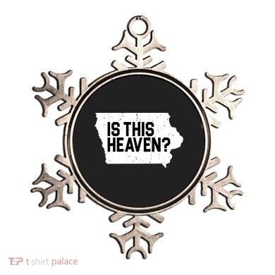 Is This Heaven Iowa Baseball Ornament