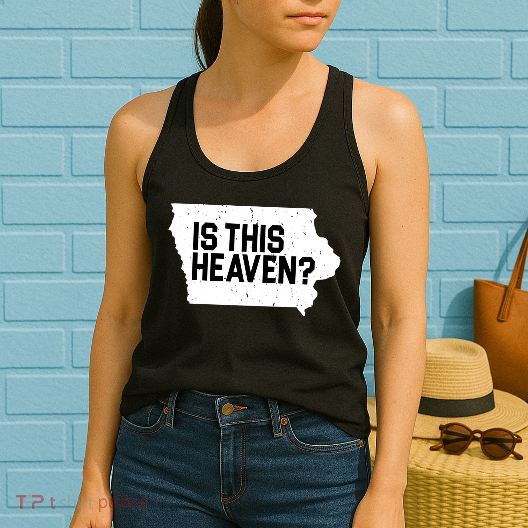 Is This Heaven Iowa Baseball Women's Tank Top