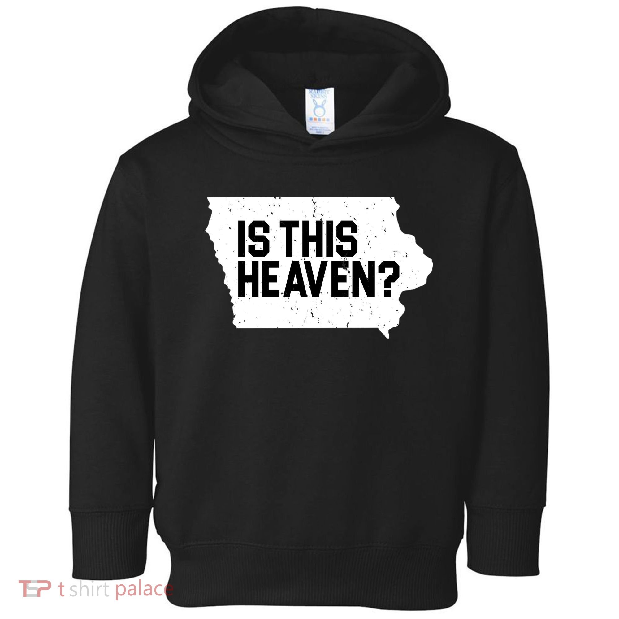 Is This Heaven Iowa Baseball Toddler Hoodie