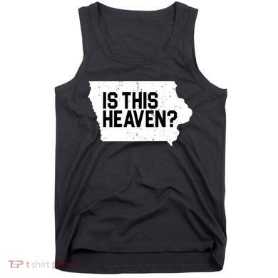 Is This Heaven Iowa Baseball Tank Top