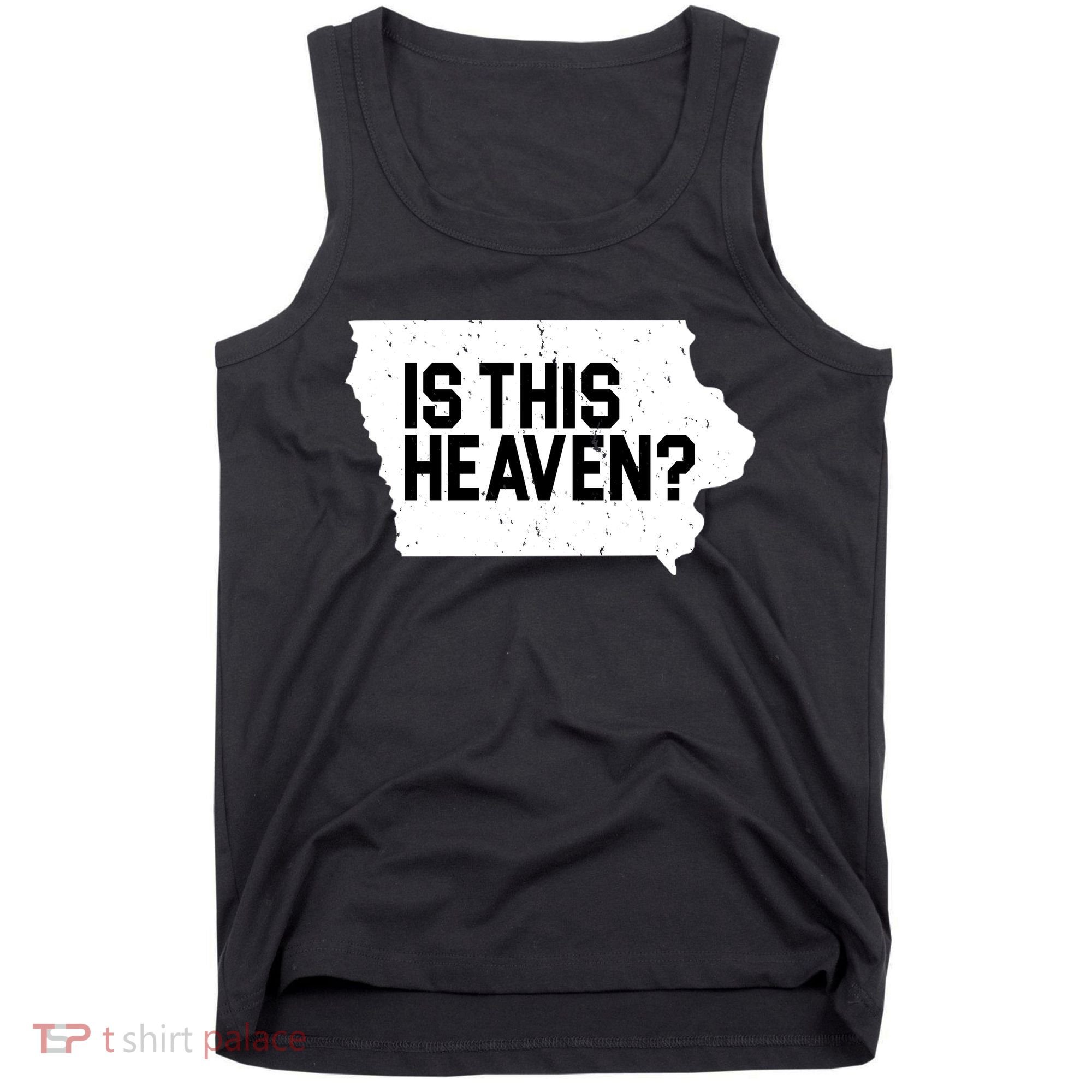 Is This Heaven Iowa Baseball Tank Top