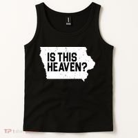 Is This Heaven Iowa Baseball Tank Top thumb 2