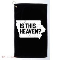 Is This Heaven Iowa Baseball Golf Towel thumb 0