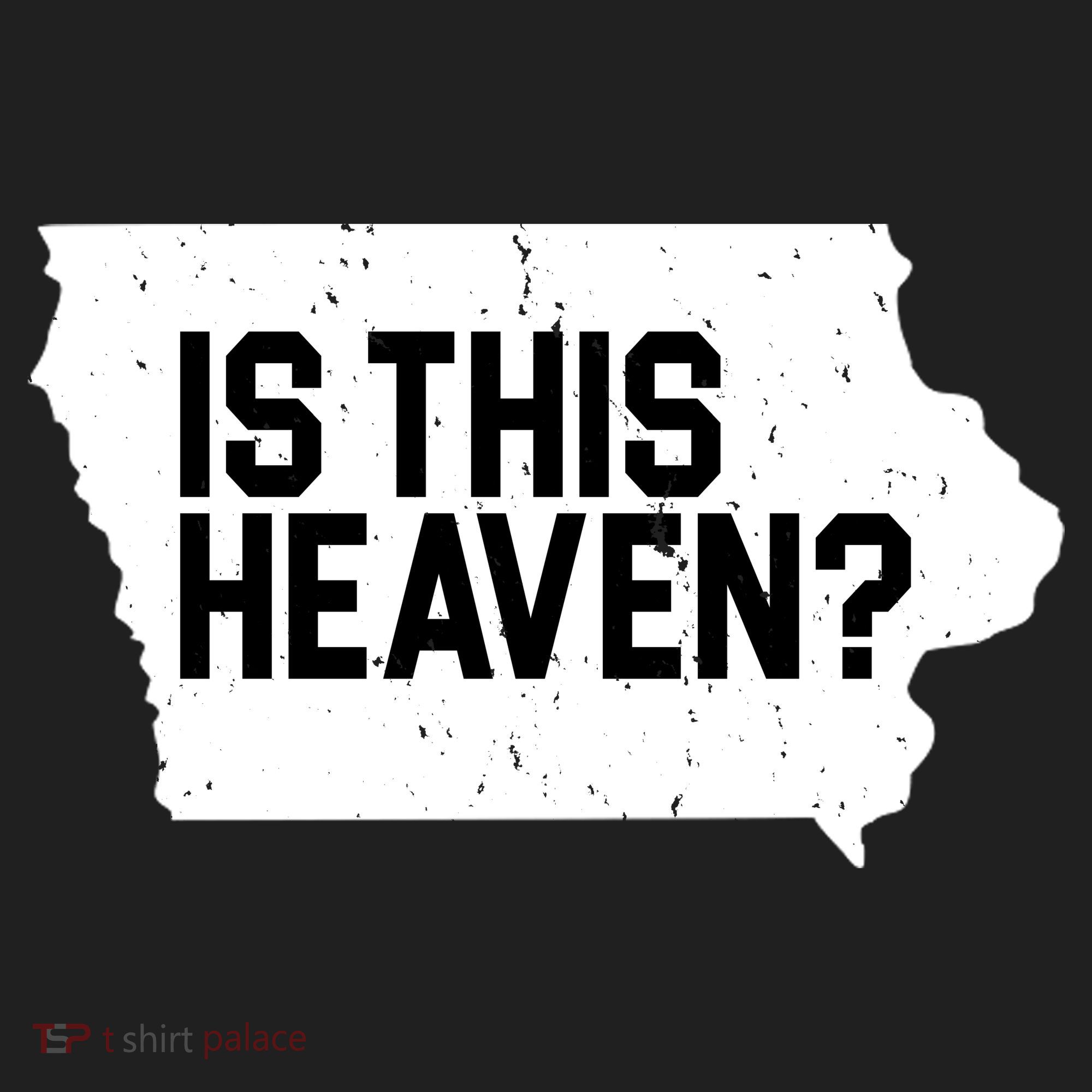 Is This Heaven Iowa Baseball Golf Towel