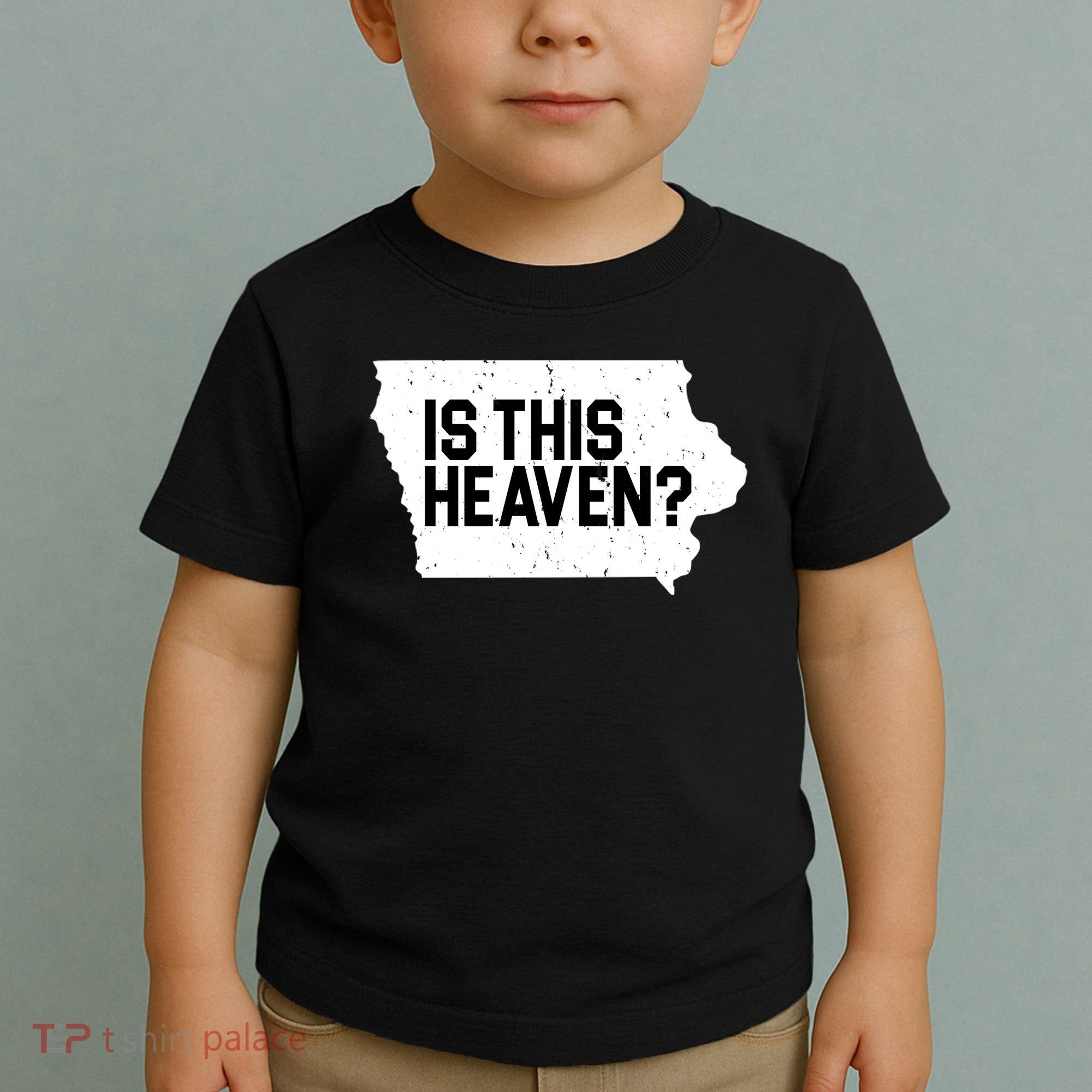 Is This Heaven Iowa Baseball Toddler T-Shirt