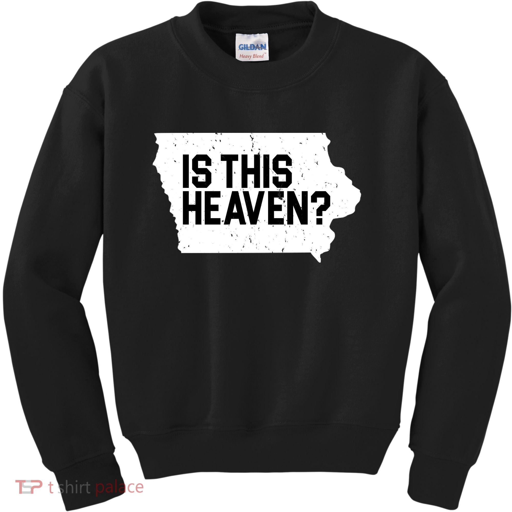 Is This Heaven Iowa Baseball Kids Sweatshirt