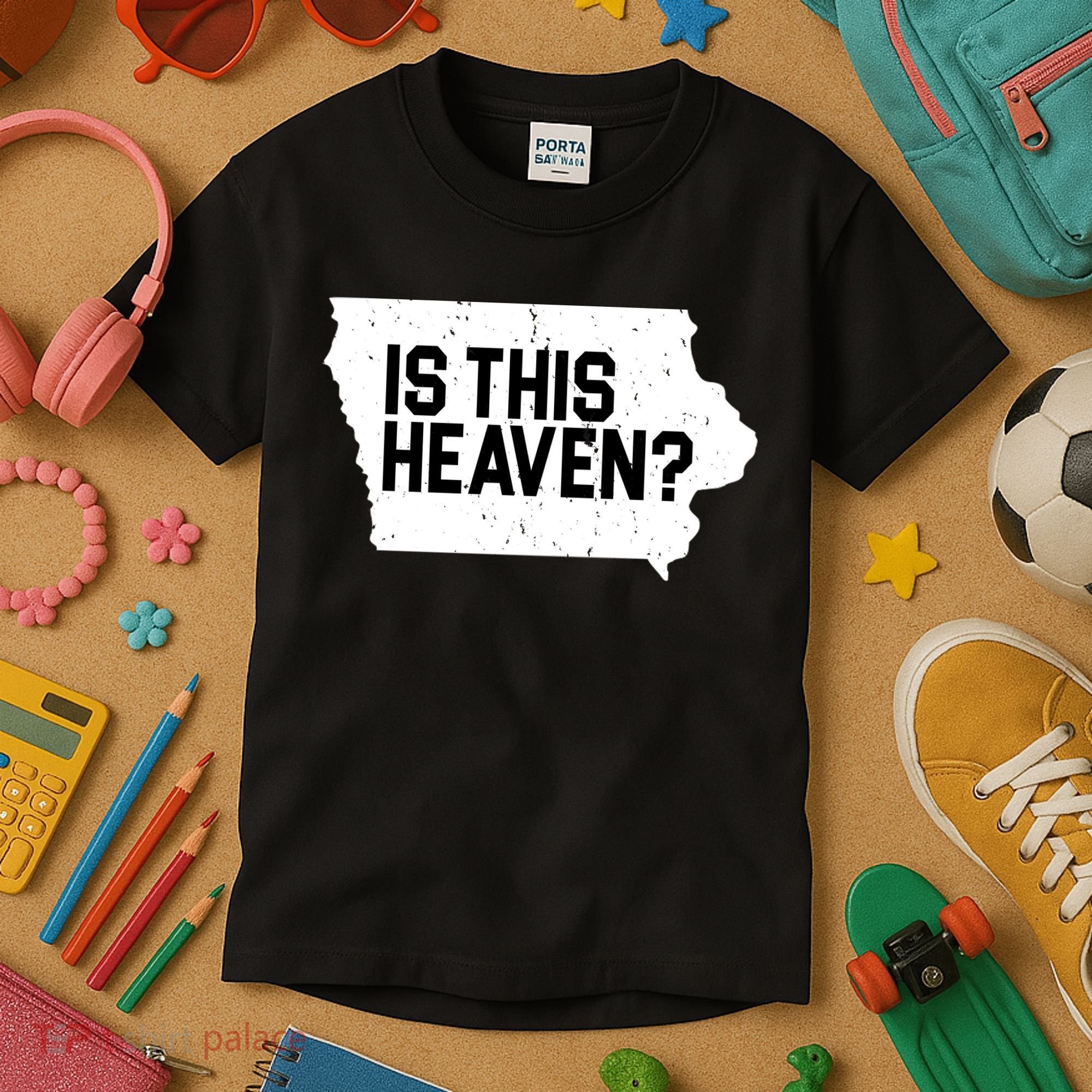Is This Heaven Iowa Baseball Kids T-Shirt