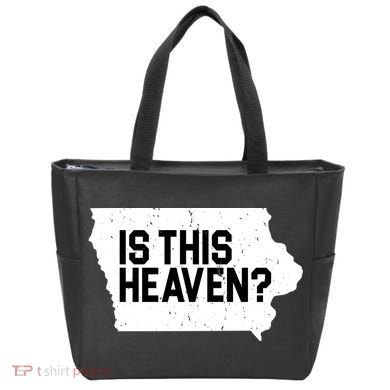 Is This Heaven Iowa Baseball Tote Bag