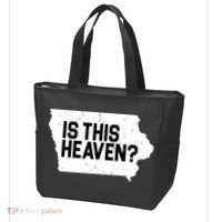 Is This Heaven Iowa Baseball Tote Bag thumb 3