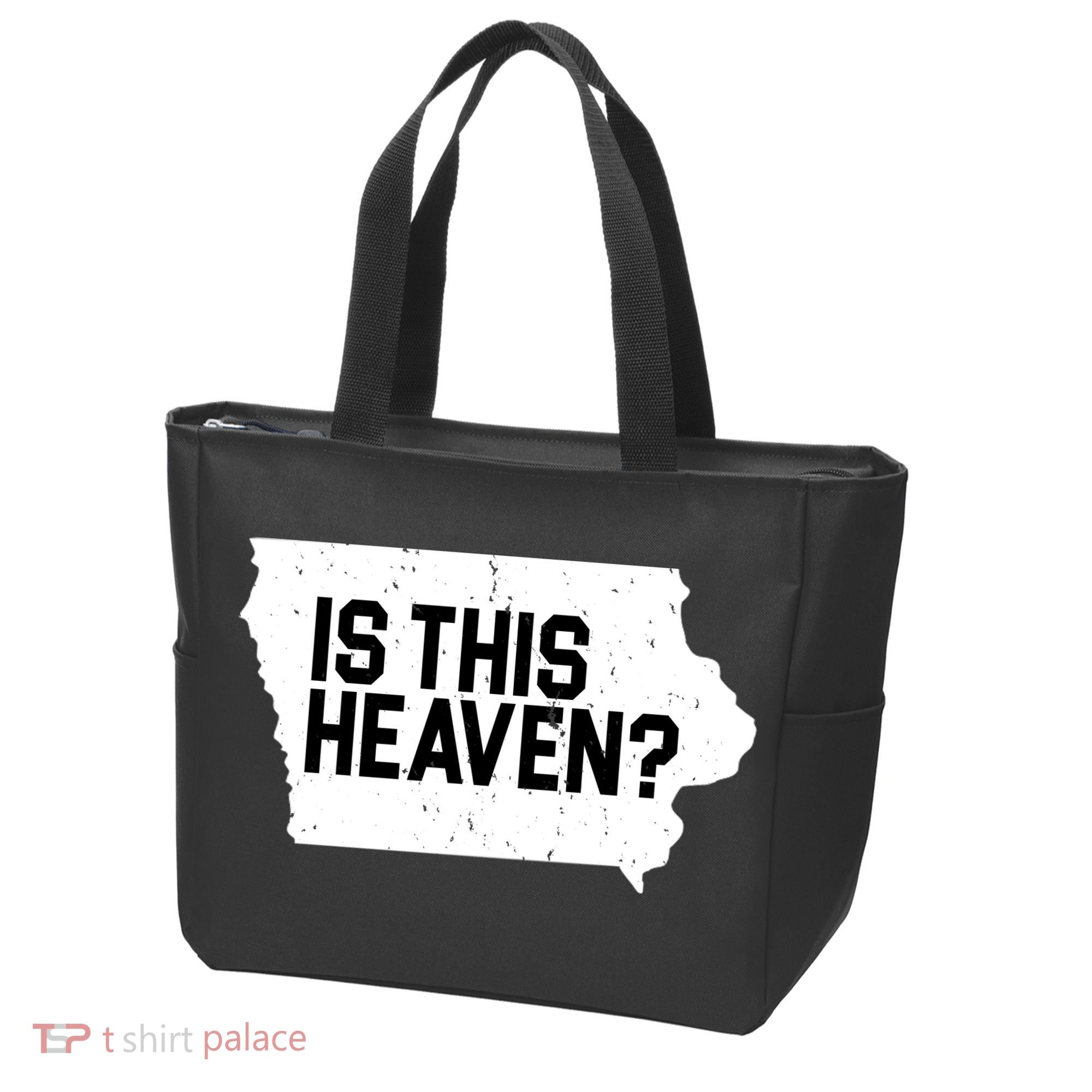 Is This Heaven Iowa Baseball Tote Bag