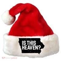 Is This Heaven Iowa Baseball Santa Hat thumb 0