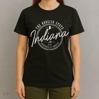 Indiana The H.O.O.S.I.E.R State Est. 1816 Usa America Souvenir T-Shirt thumb 4