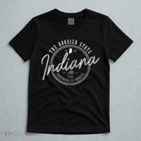Indiana The H.O.O.S.I.E.R State Est. 1816 Usa America Souvenir T-Shirt thumb 5