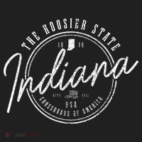 Indiana The H.O.O.S.I.E.R State Est. 1816 Usa America Souvenir Beanie thumb 2