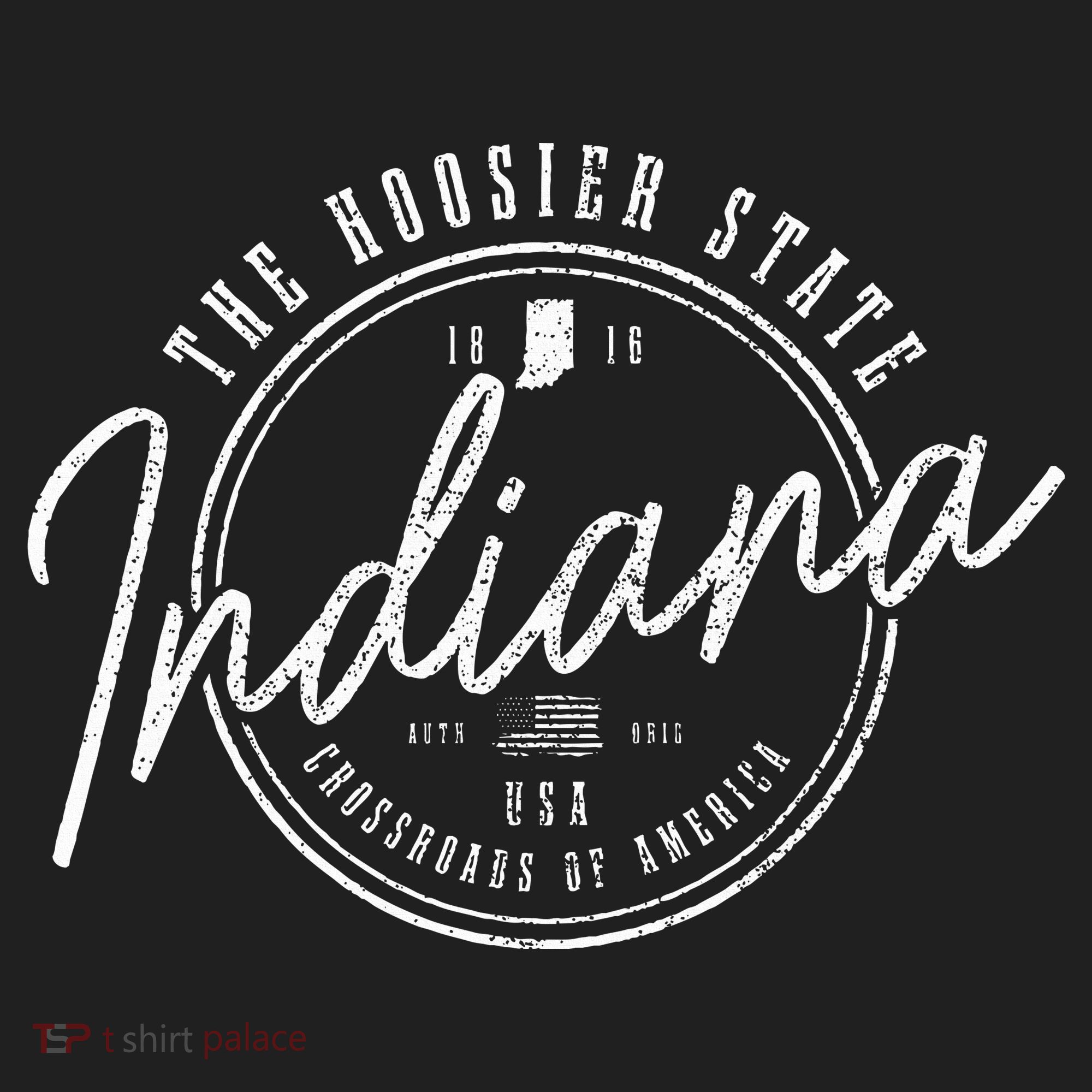 Indiana The H.O.O.S.I.E.R State Est. 1816 Usa America Souvenir Tumbler