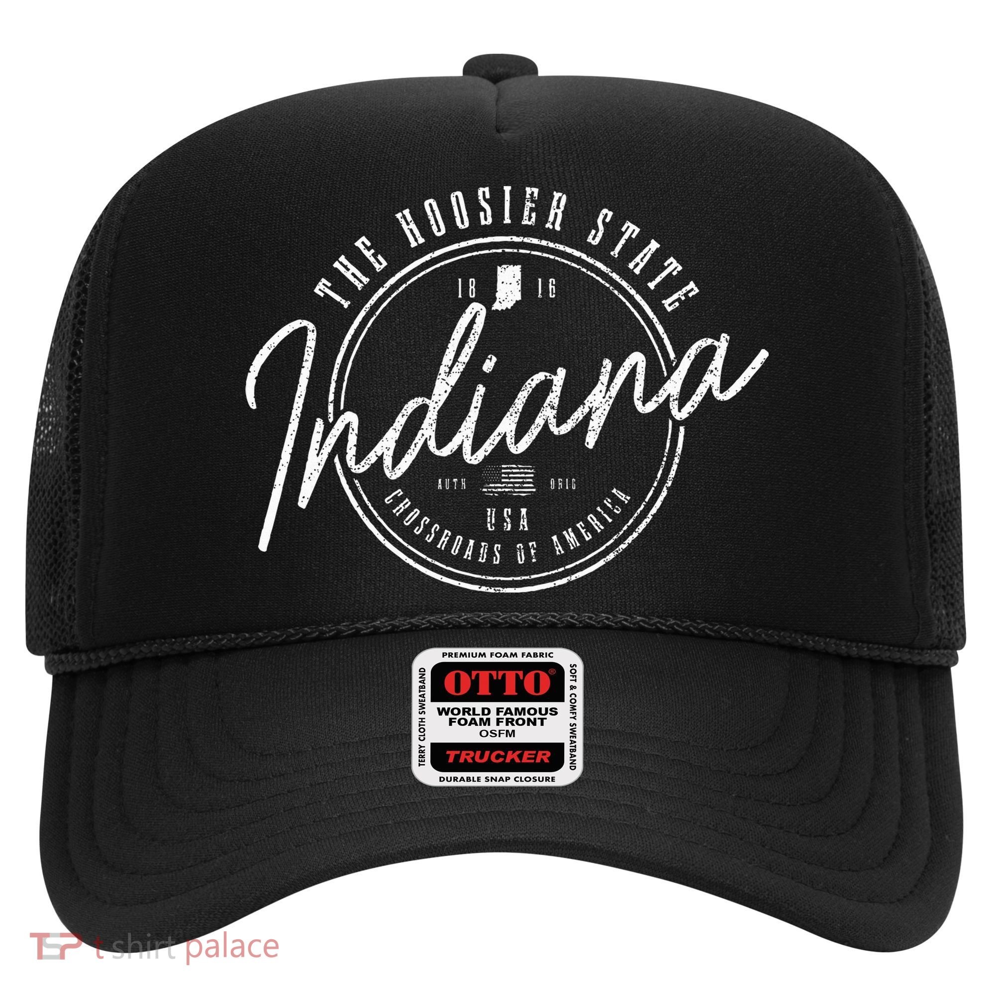 Indiana The H.O.O.S.I.E.R State Est. 1816 Usa America Souvenir Hat