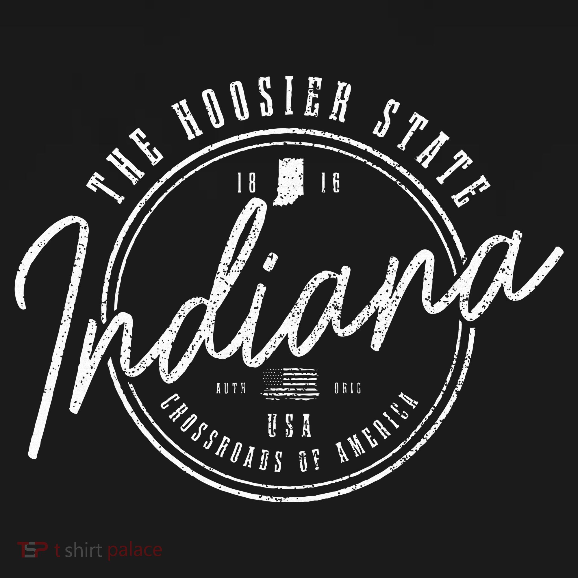 Indiana The H.O.O.S.I.E.R State Est. 1816 Usa America Souvenir Toddler Hoodie