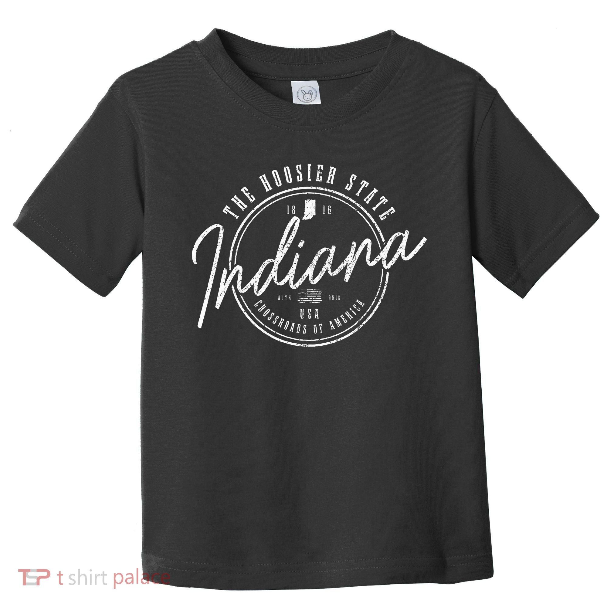 Indiana The H.O.O.S.I.E.R State Est. 1816 Usa America Souvenir Toddler T-Shirt