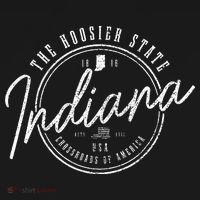 Indiana The H.O.O.S.I.E.R State Est. 1816 Usa America Souvenir Women's T-Shirt thumb 6