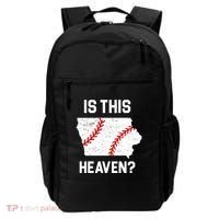 Is This Heaven Iowa Baseball Backpack thumb 0