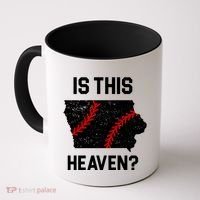 Is This Heaven Iowa Baseball Coffee Mug thumb 0