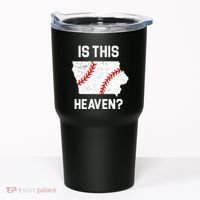 Is This Heaven Iowa Baseball Tumbler thumb 0